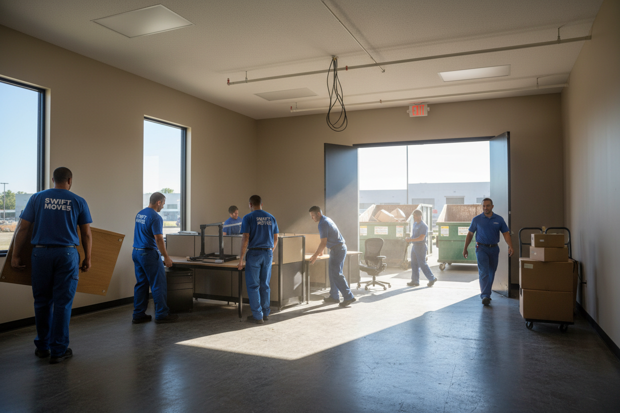 Professional office cleanout service - Bronze Commercial Package